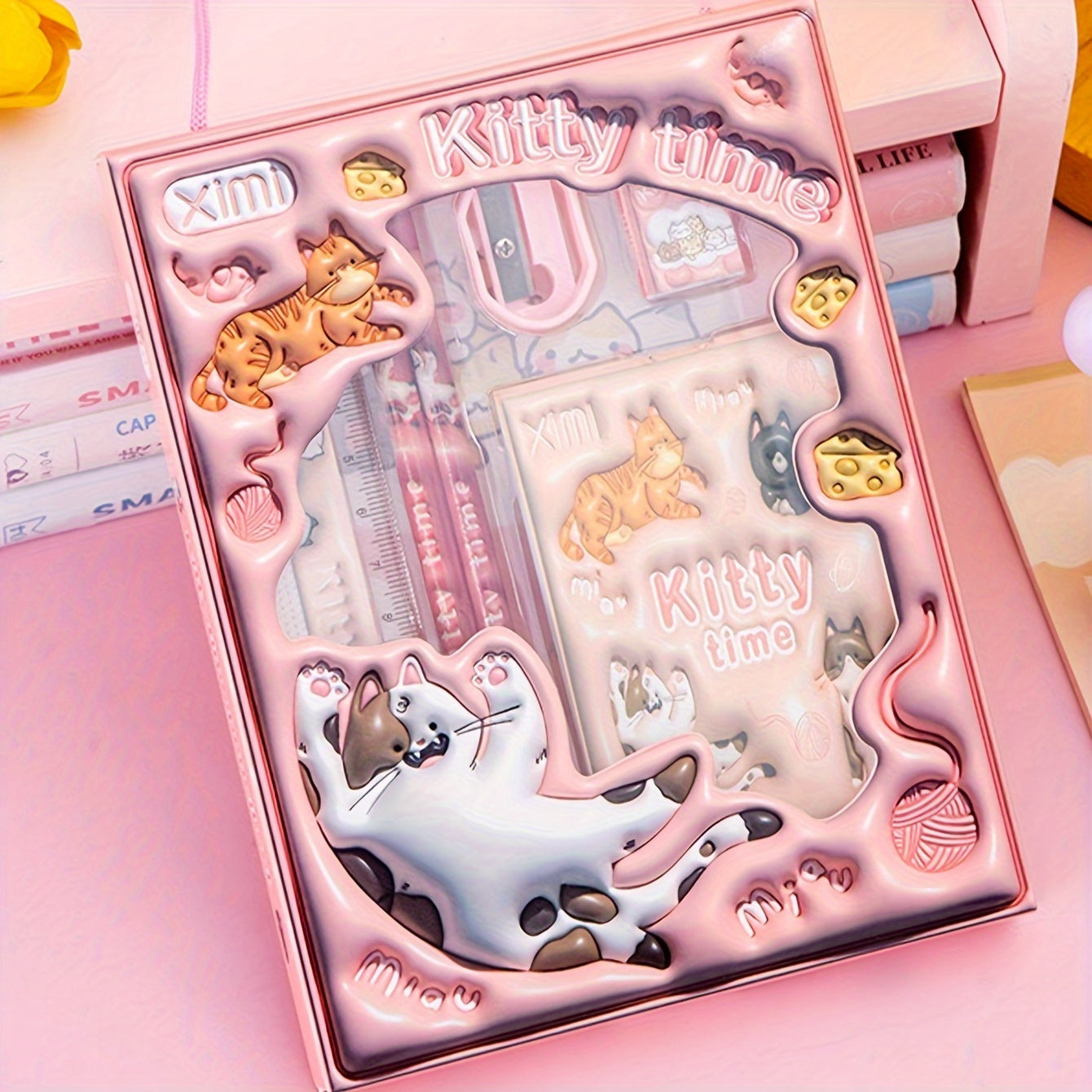 6pcs/Set, Stationery Set, 3D Gift Pencil Set For The Start Of School Season - Gift For The Back To School Season