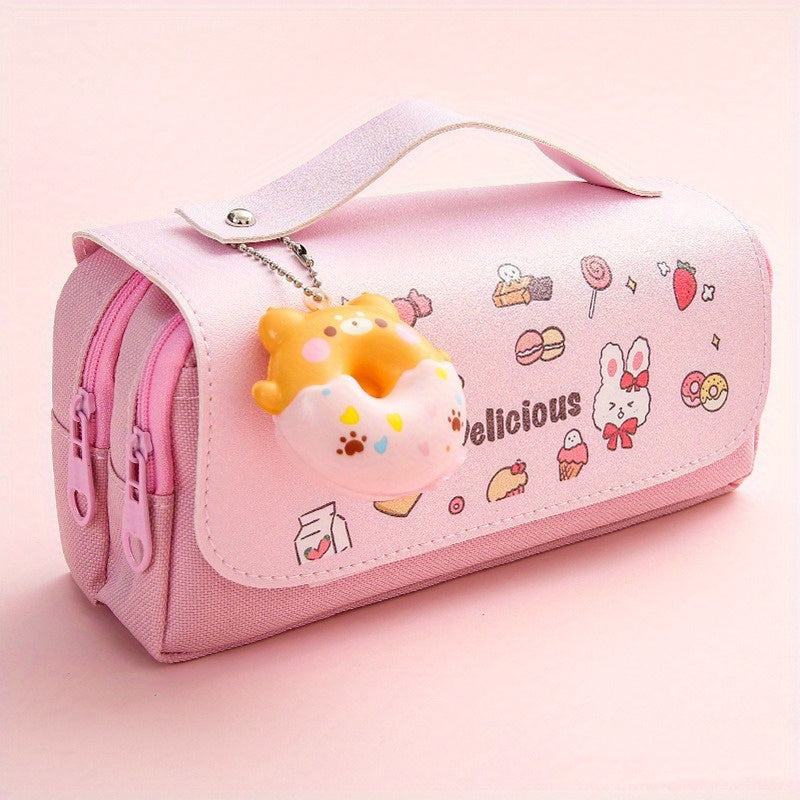 Large Stationery Storage Pen Bag Boys Girls Pencil Case Pencil Pouch Pencil Organizer