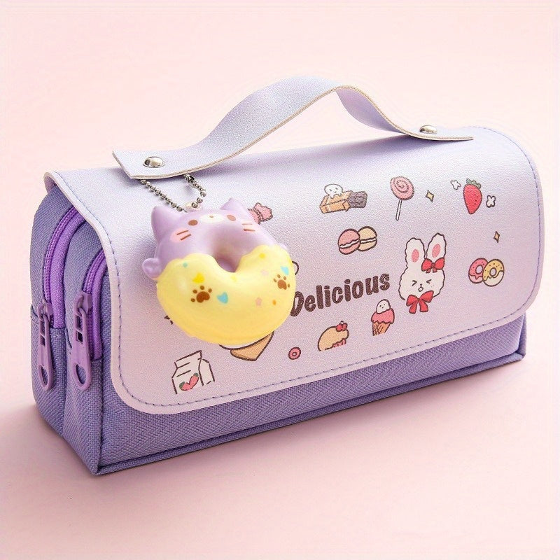 Large Stationery Storage Pen Bag Boys Girls Pencil Case Pencil Pouch Pencil Organizer