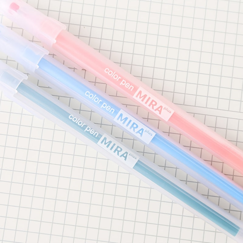 12colors Notepad Color Gel Pens, Ball Point Pens Fine Point 0.5mm For Office School