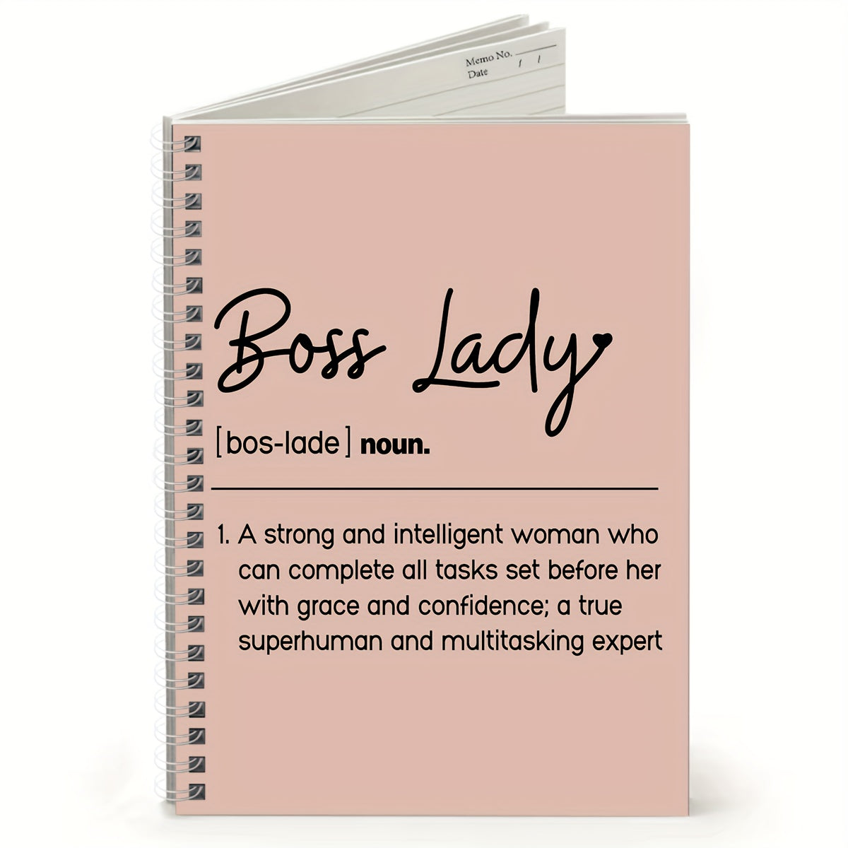1pc Spiral Notebook, Funny New Business Owner Gift for Woman, Gift for Female Manager Birthday Gift for Her, Perfect for Office and Home Use, Office Stationery 5.5X8.3