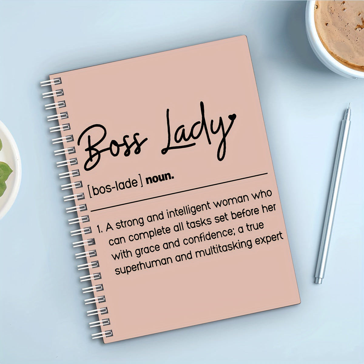 1pc Spiral Notebook, Funny New Business Owner Gift for Woman, Gift for Female Manager Birthday Gift for Her, Perfect for Office and Home Use, Office Stationery 5.5X8.3