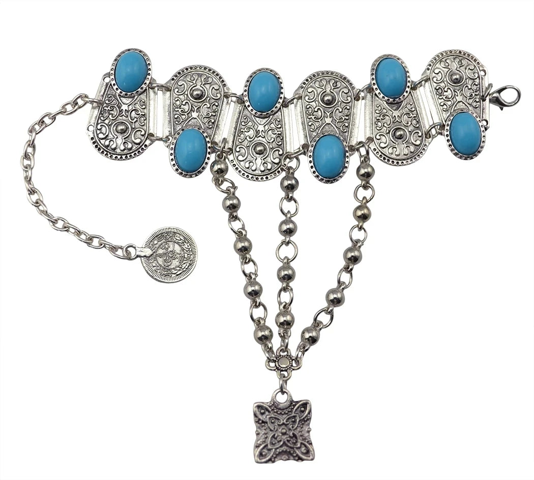 Bohemia Vintage Hippie Boho Bracelet Bells Tassel Statement Pulseiras Femininas Women Turkish Gypsy Tribal Jewelry