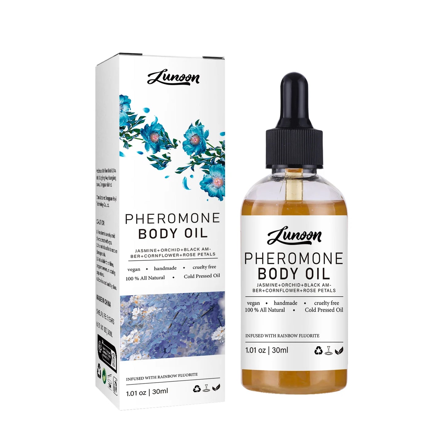120/30ML Body Massage Oil Petal Fragrance Moisturizing Body Care Essentiall Oil Long Lasting Moisturizing Pheromone Body Oil