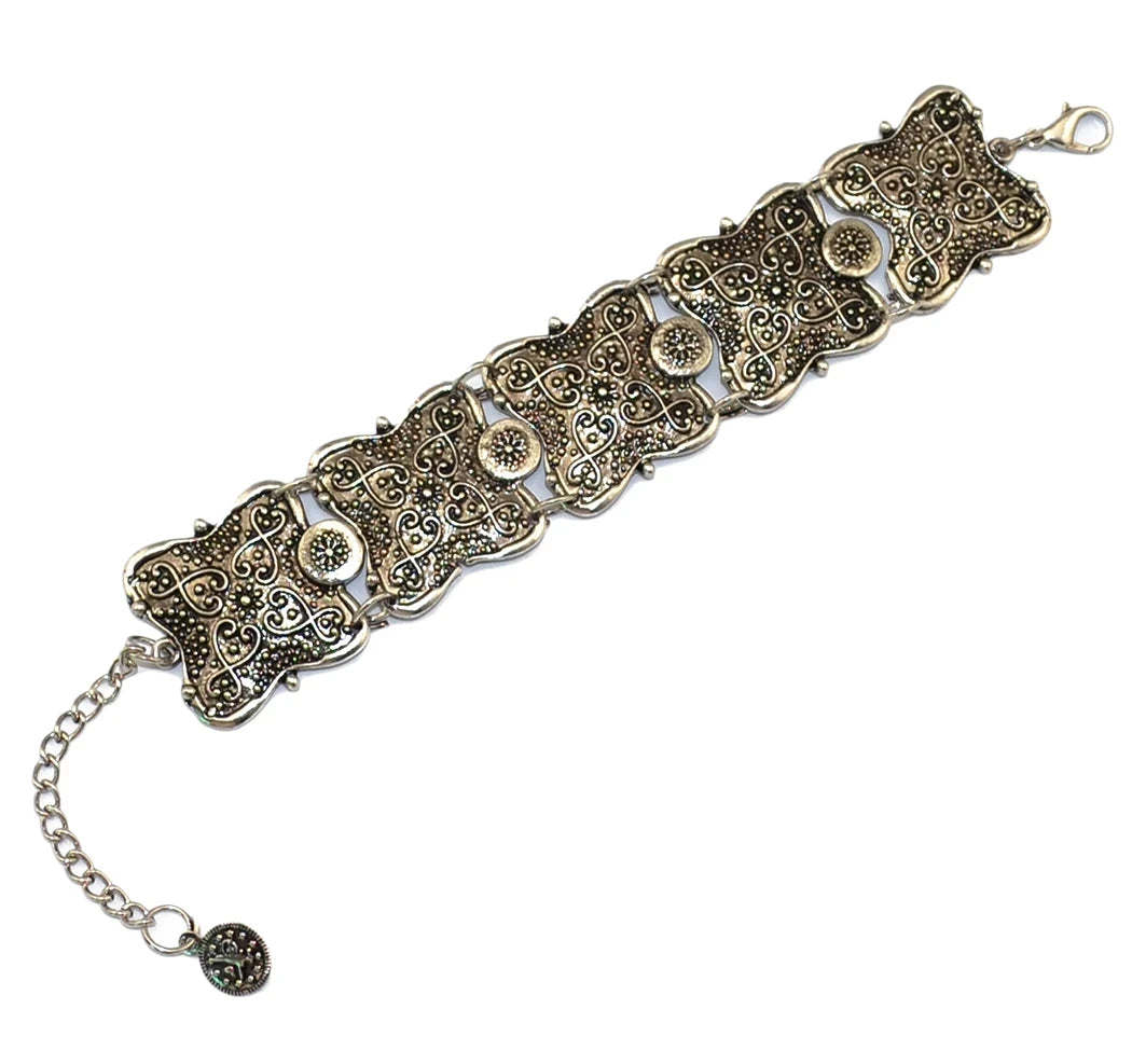 Bohemia Vintage Hippie Boho Bracelet Bells Tassel Statement Pulseiras Femininas Women Turkish Gypsy Tribal Jewelry