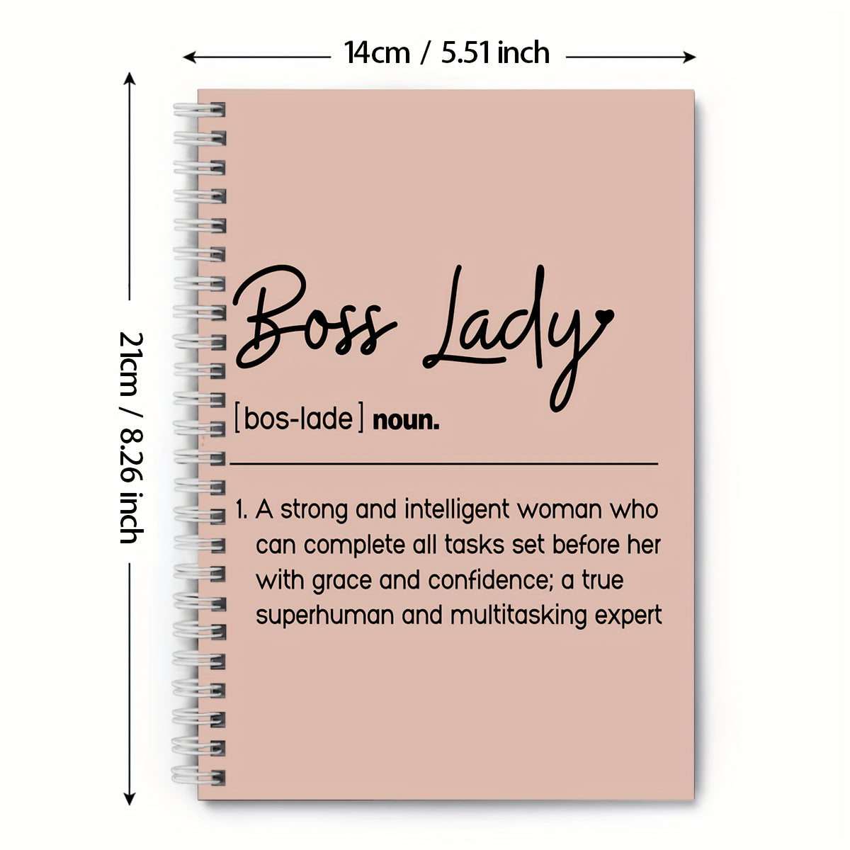 1pc Spiral Notebook, Funny New Business Owner Gift for Woman, Gift for Female Manager Birthday Gift for Her, Perfect for Office and Home Use, Office Stationery 5.5X8.3