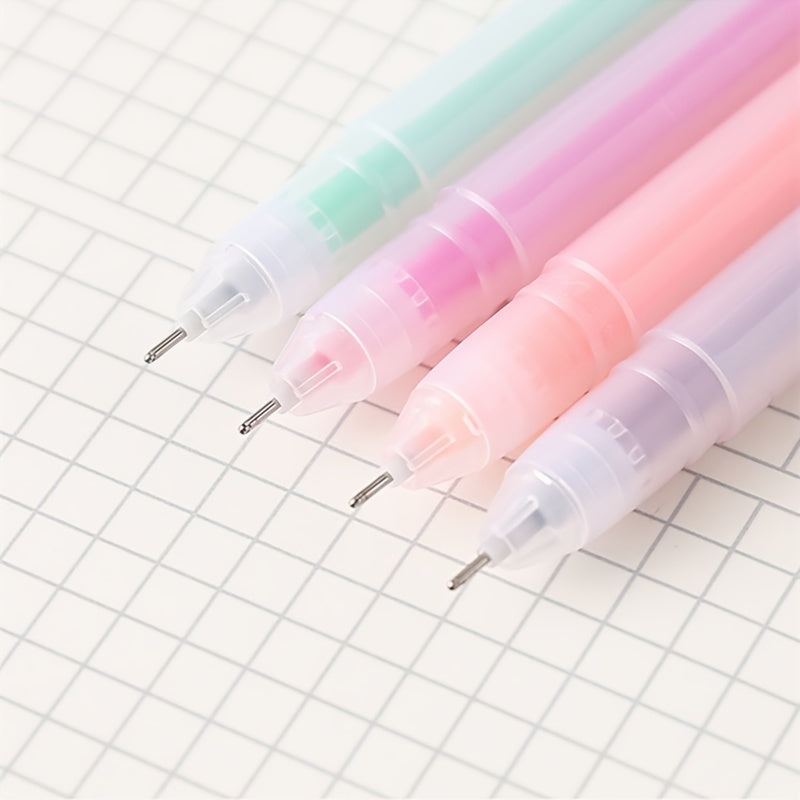 12colors Notepad Color Gel Pens, Ball Point Pens Fine Point 0.5mm For Office School