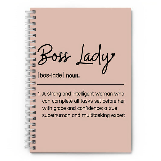 1pc Spiral Notebook, Funny New Business Owner Gift for Woman, Gift for Female Manager Birthday Gift for Her, Perfect for Office and Home Use, Office Stationery 5.5X8.3