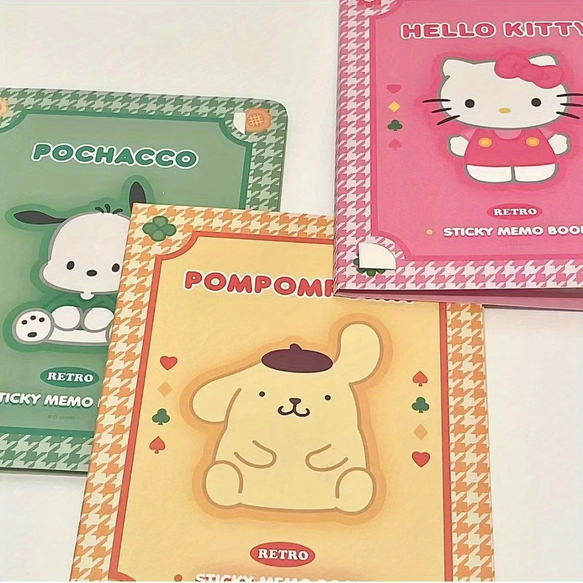Cute Note Book: Kawaii Sanrio Hello Kitty Convenience Book with Mymelody Kuromi Cinnamoroll Paste Notepad Office Stationery