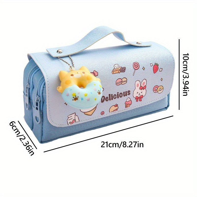Large Stationery Storage Pen Bag Boys Girls Pencil Case Pencil Pouch Pencil Organizer