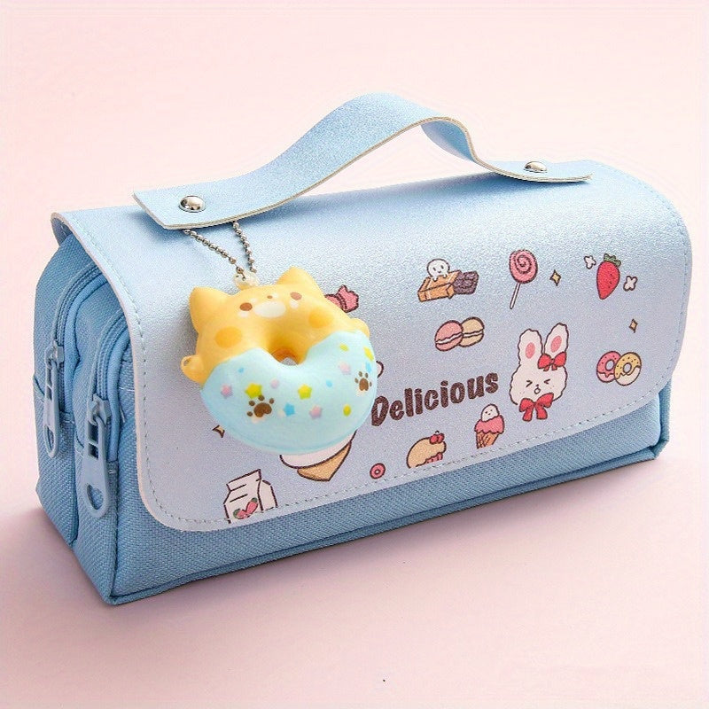 Large Stationery Storage Pen Bag Boys Girls Pencil Case Pencil Pouch Pencil Organizer