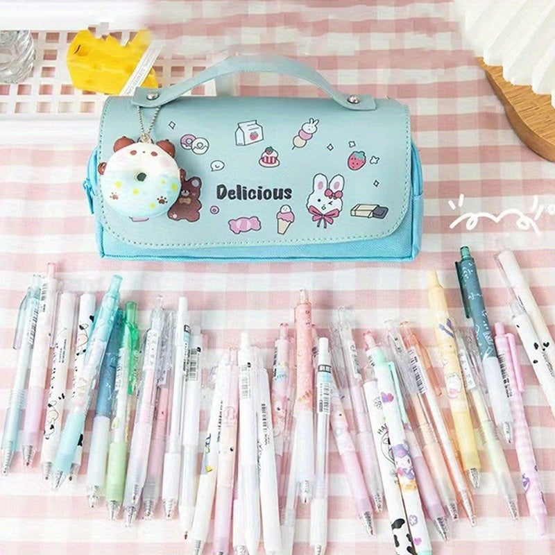 Large Stationery Storage Pen Bag Boys Girls Pencil Case Pencil Pouch Pencil Organizer