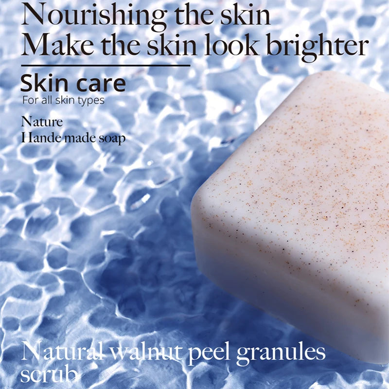 Handmade Soap 2 bars, Handmade Soap for Face and Bath, Turmeric Soap, Scrubber Soap for Deep Cleansing, Exfoliation, Body Moistu