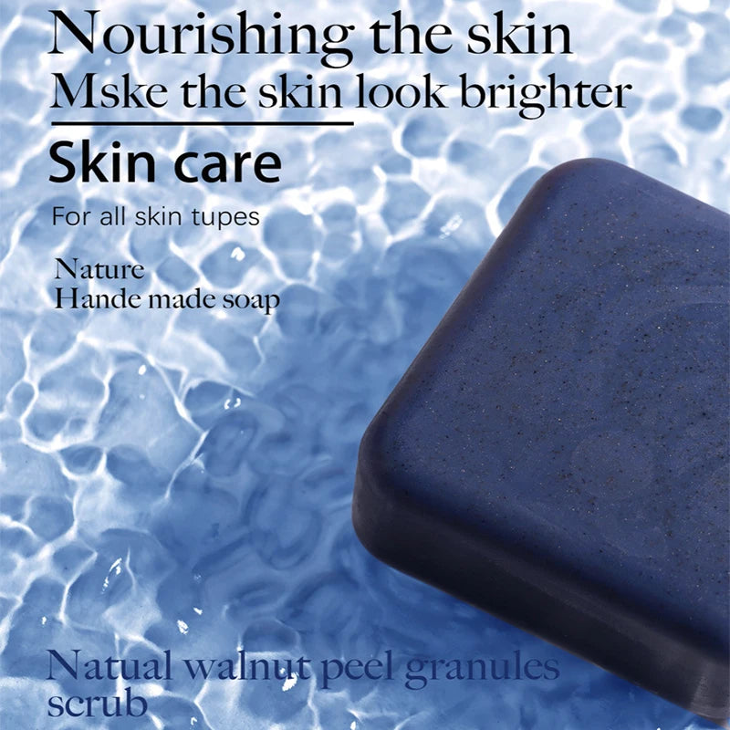 Handmade Soap 2 bars, Handmade Soap for Face and Bath, Turmeric Soap, Scrubber Soap for Deep Cleansing, Exfoliation, Body Moistu