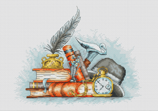 The Books  - PDF Cross Stitch Pattern